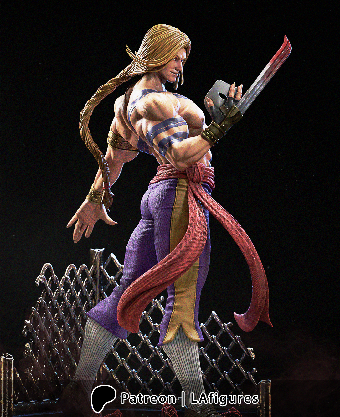 Vega (Street Fighter) Statue - Fan Art 10 scale 3D Print Kit