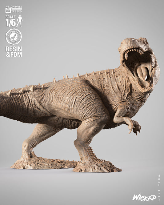 Lara Croft (T-Rex) Sculpt - 1:6 and 1:12 scale 3d Printed Model Kit
