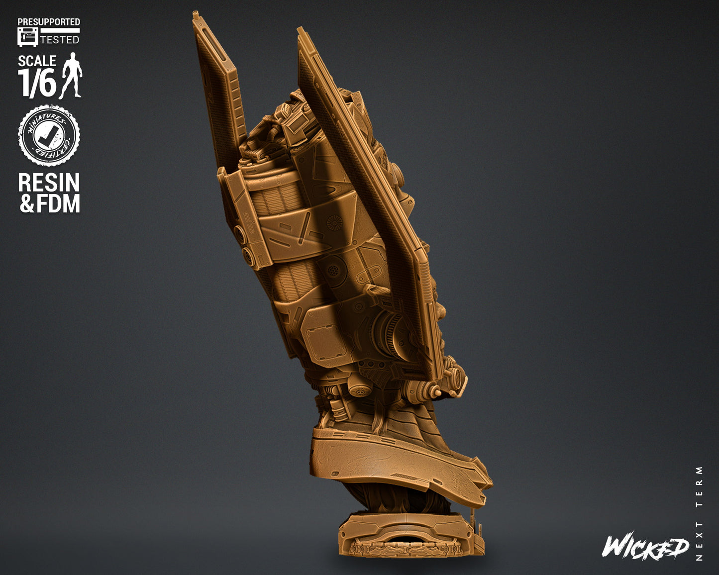 Galactus Bust(Fan Art) - 4 or 8 scale (590mm or 295mm) - 3D Print