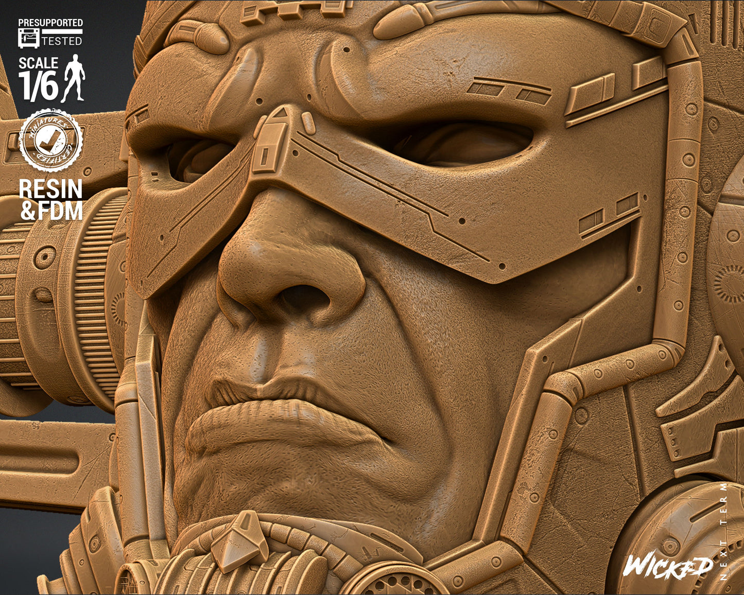 Galactus Bust(Fan Art) - 4 or 8 scale (590mm or 295mm) - 3D Print
