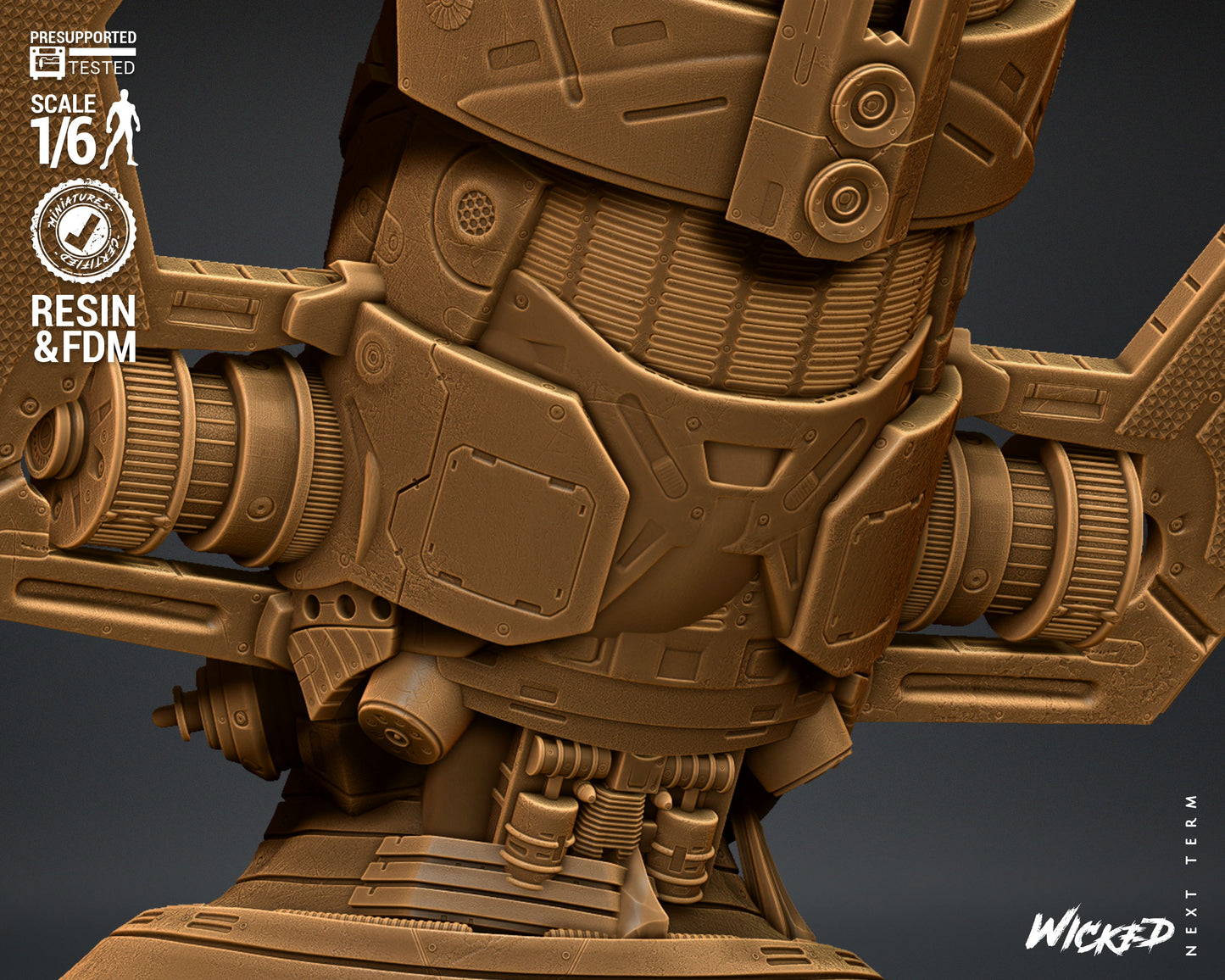 Galactus Bust(Fan Art) - 4 or 8 scale (590mm or 295mm) - 3D Print