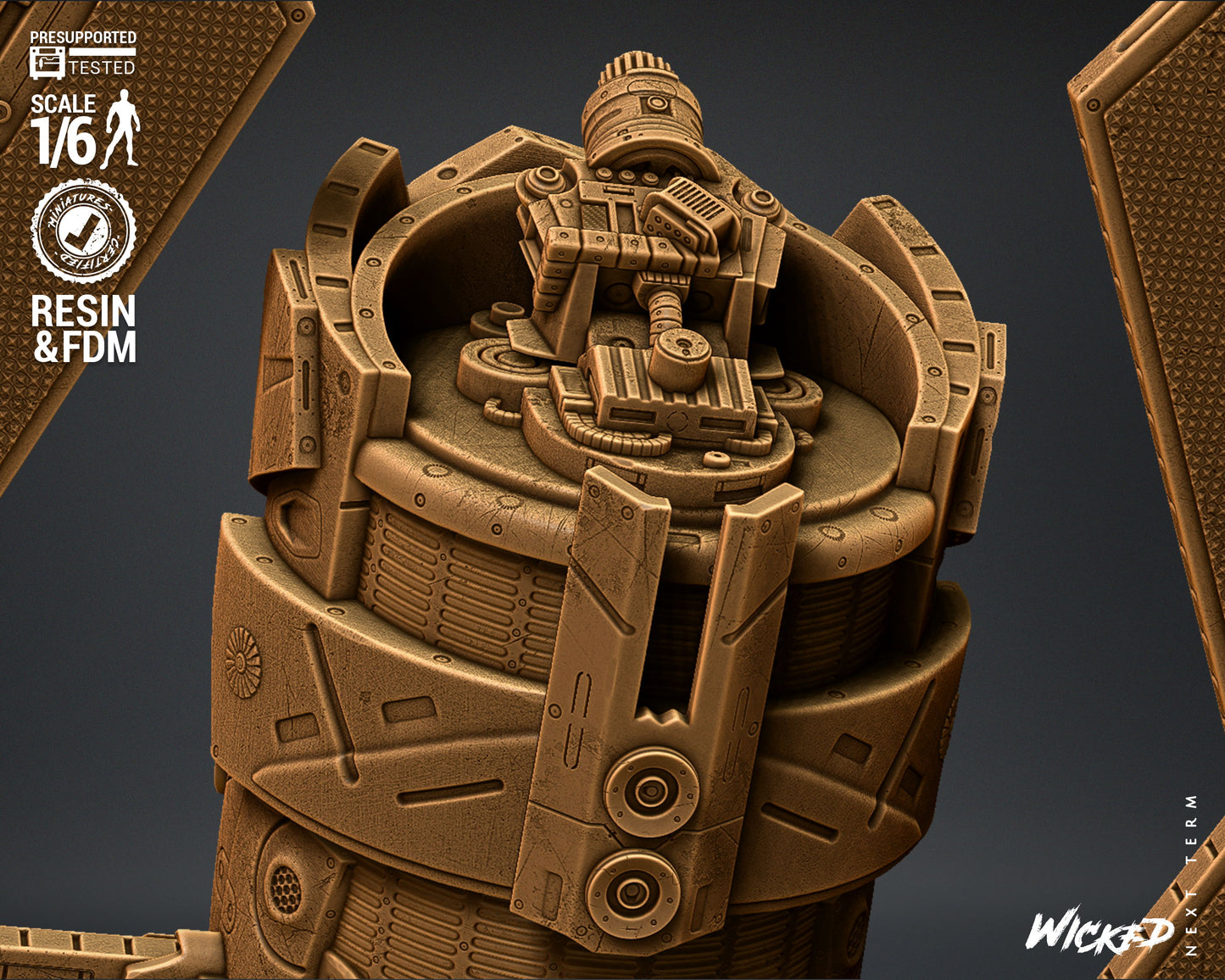 Galactus Bust(Fan Art) - 4 or 8 scale (590mm or 295mm) - 3D Print