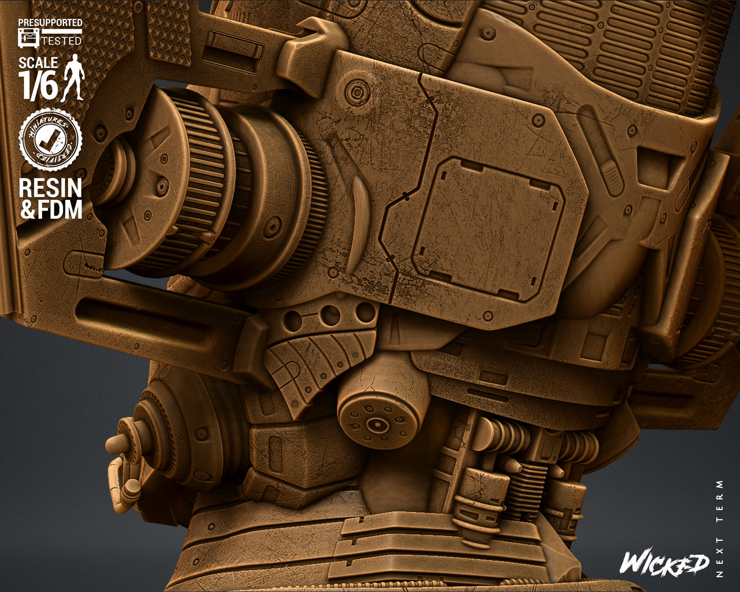Galactus Bust(Fan Art) - 4 or 8 scale (590mm or 295mm) - 3D Print