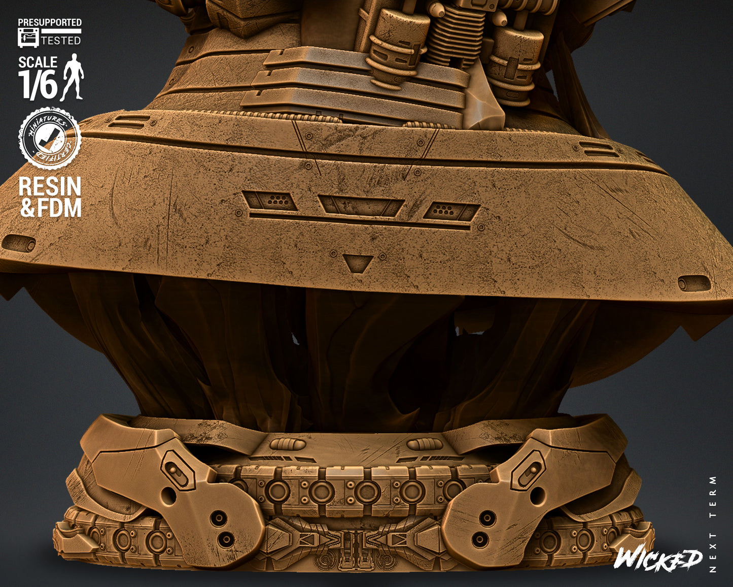 Galactus Bust(Fan Art) - 4 or 8 scale (590mm or 295mm) - 3D Print