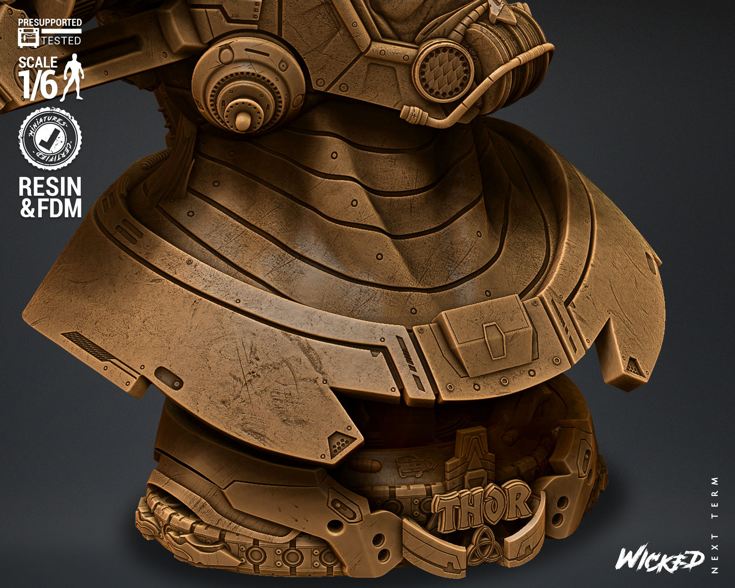 Galactus Bust(Fan Art) - 4 or 8 scale (590mm or 295mm) - 3D Print