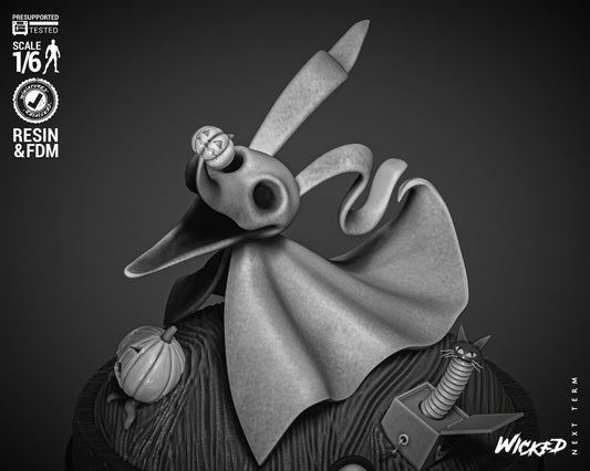 Zero - 3d Printed Statue - 6 / 12 scale model kit