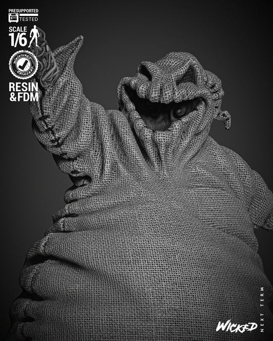 Oogie Boogie - 3d Printed Statue - 6 / 12 scale model kit