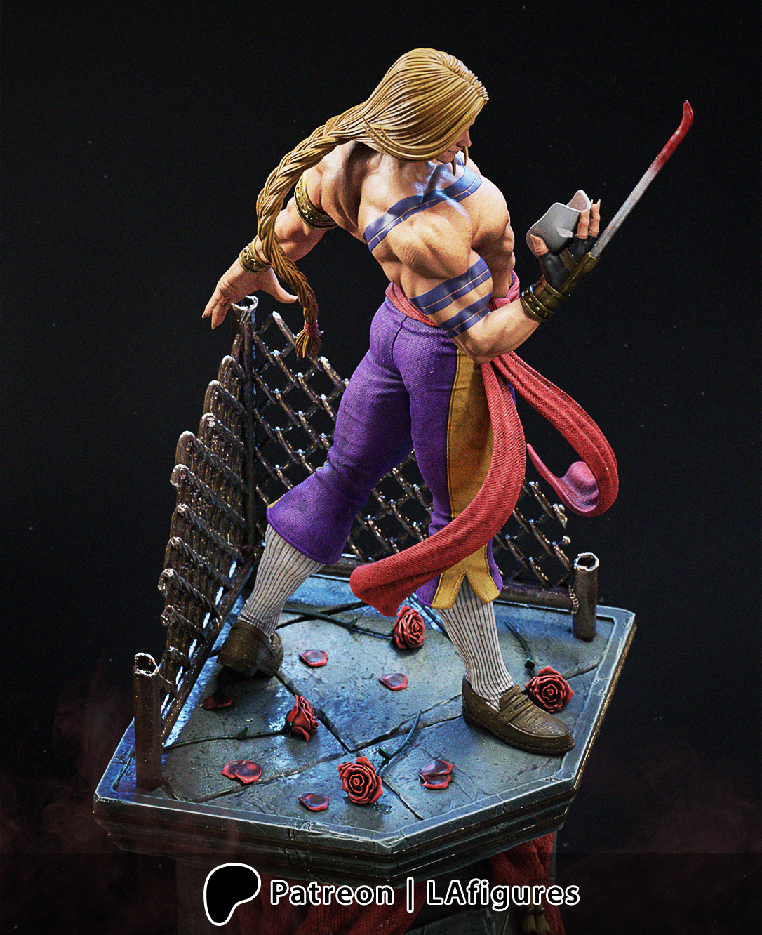 Vega (Street Fighter) Statue - Fan Art 10 scale 3D Print Kit