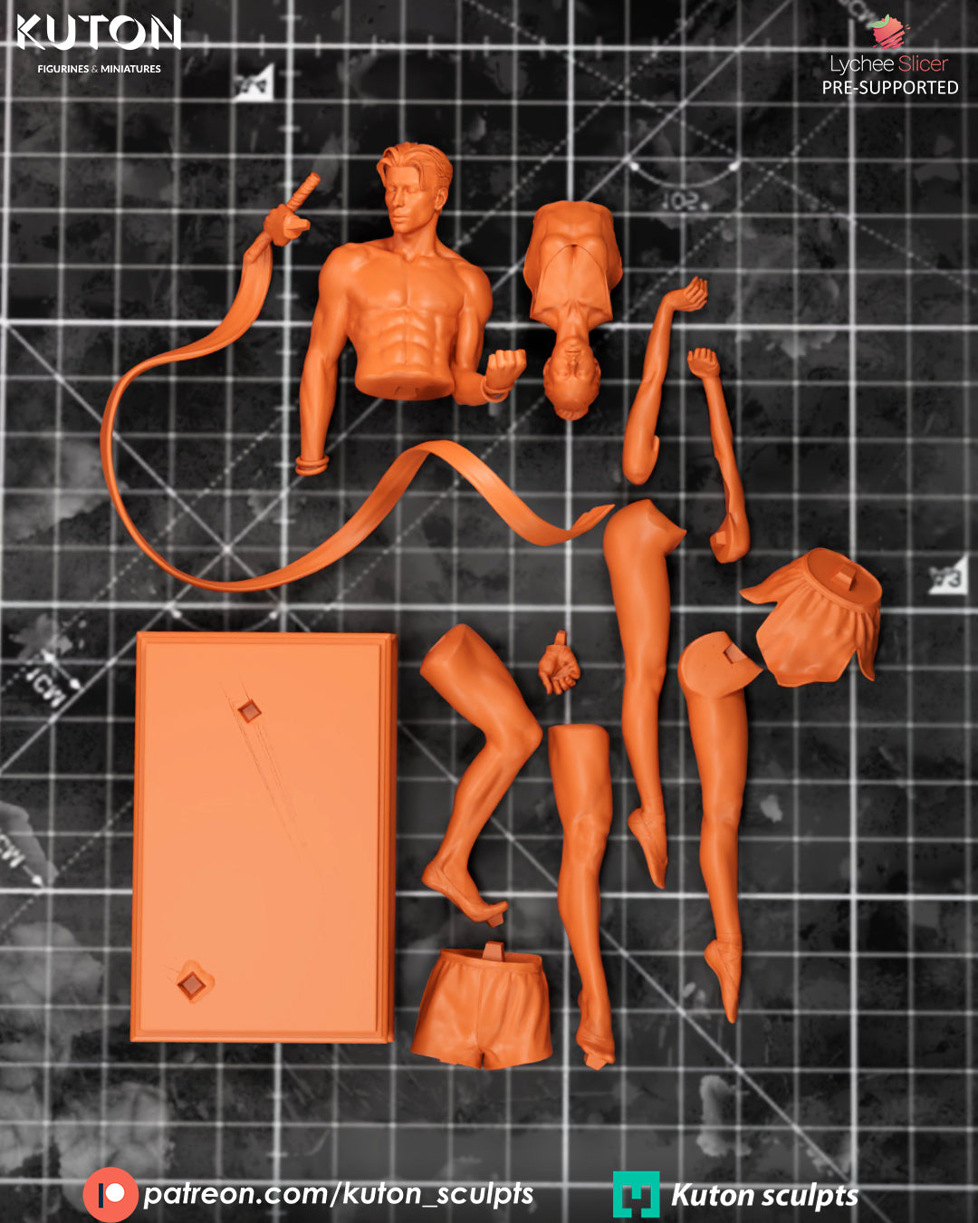 Bound by Balance - 3D Printed Model Kit - 1:10 Scale