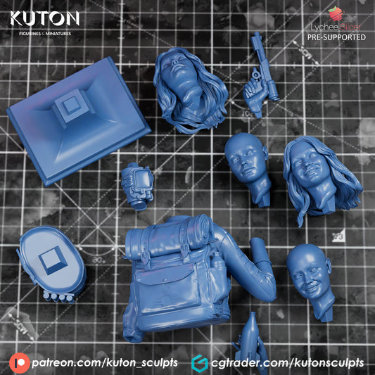Fallout - Lucy MacLean - 3D Printed Fan Art (Kuton)