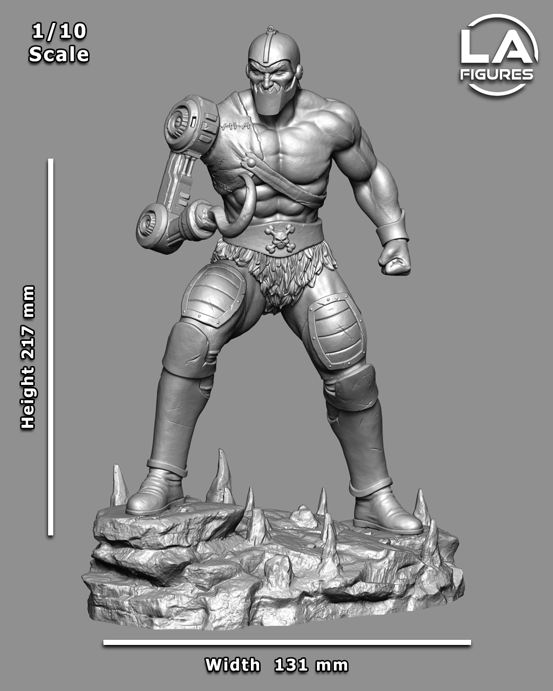Trap Jaw Masters of the Universe (Fan Art) 10 or 12 scale 220mm - 3D Print