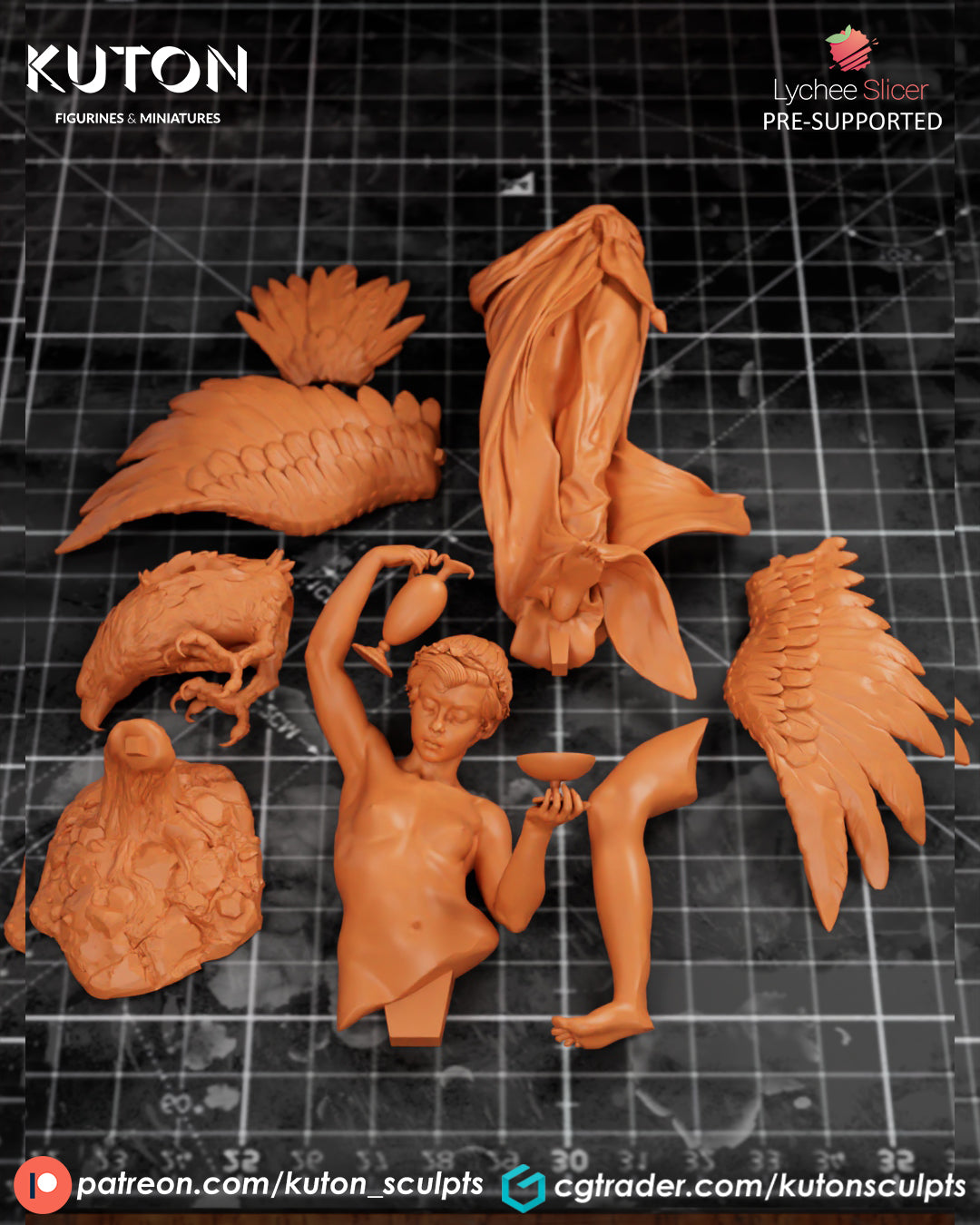 Hebe - 3D Printed Model Kit - 1:10 Scale