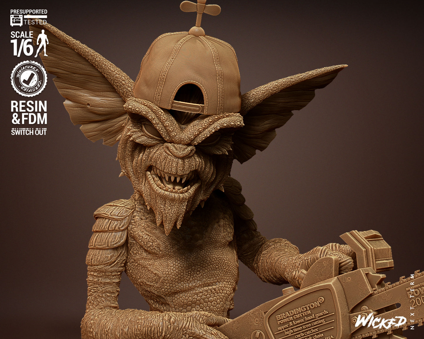 Gremlins Stripe 3D Printed Model Kit - Various Scales