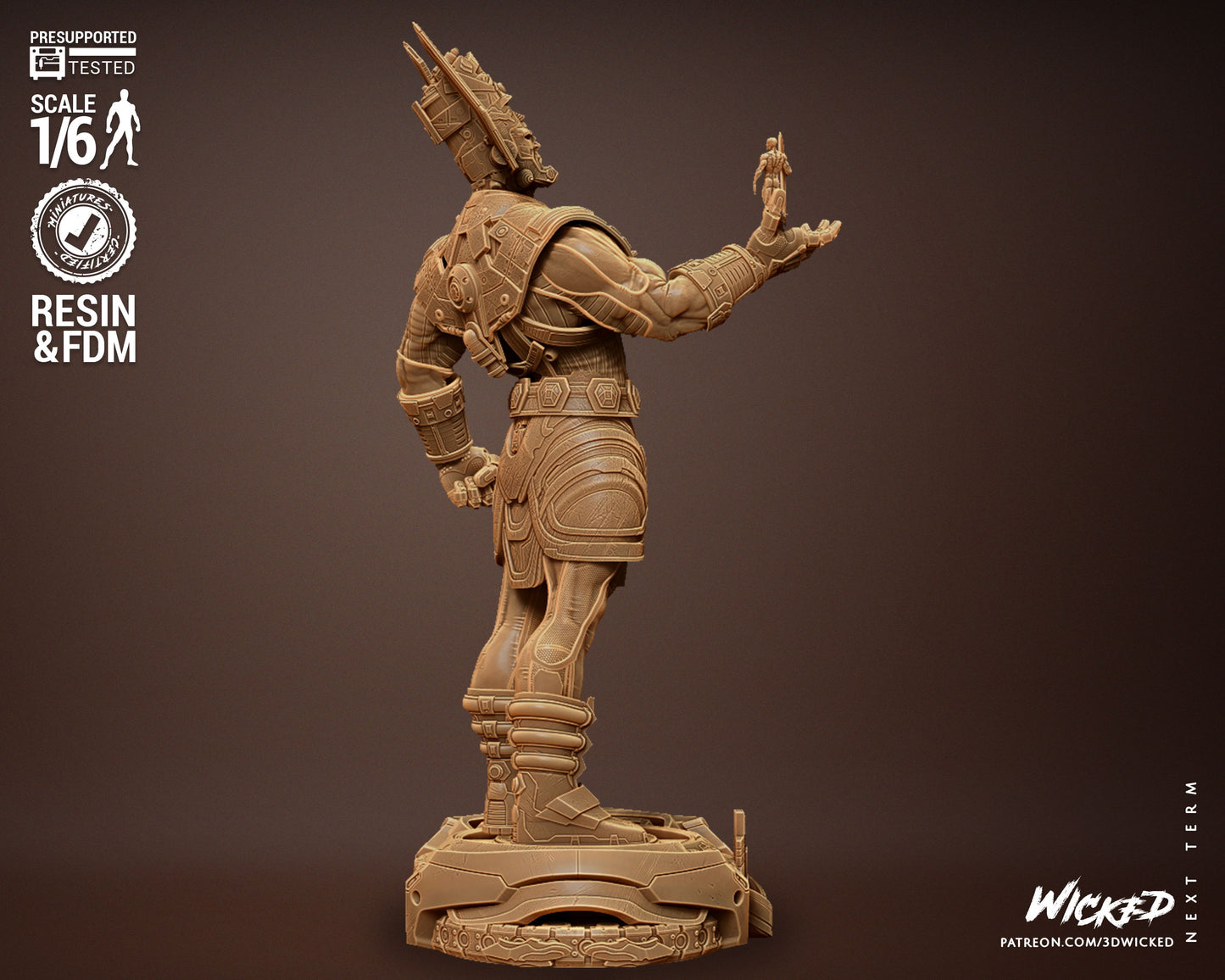 Galactus Statue (Fan Art) - 12 or 10 scale 3d Printed Statue