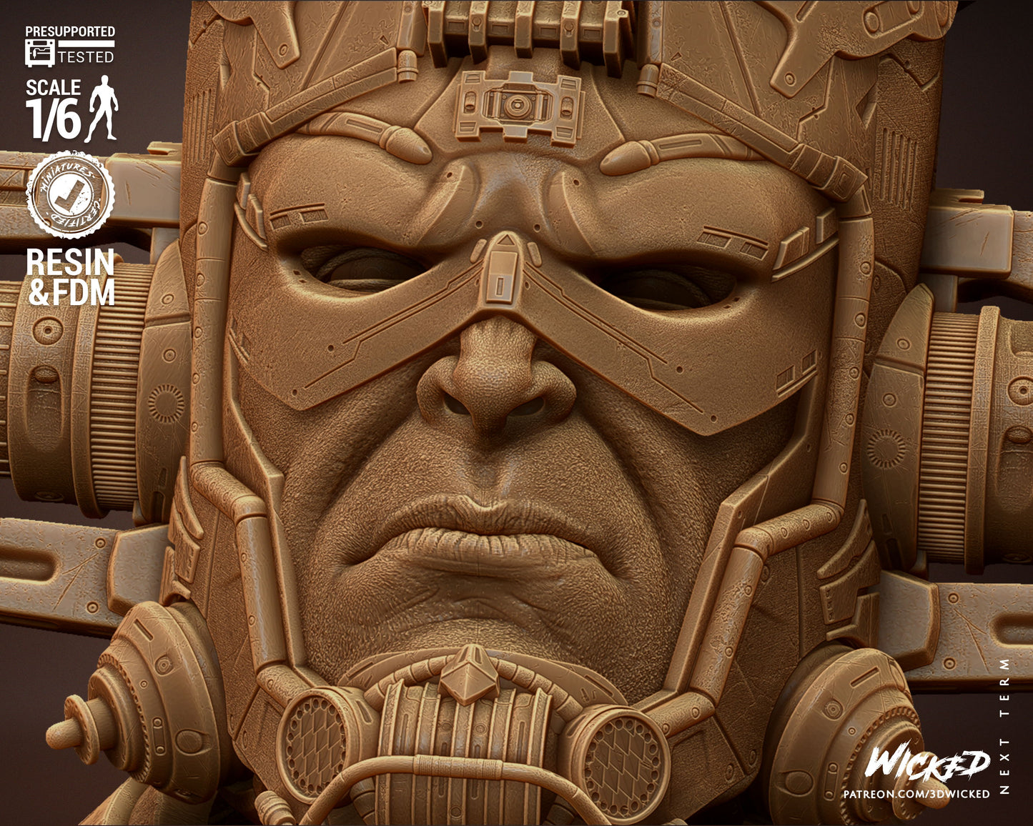 Galactus Statue (Fan Art) - 12 or 10 scale 3d Printed Statue