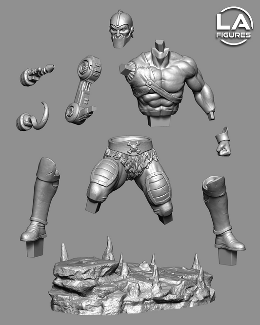 Trap Jaw Masters of the Universe (Fan Art) 10 or 12 scale 220mm - 3D Print