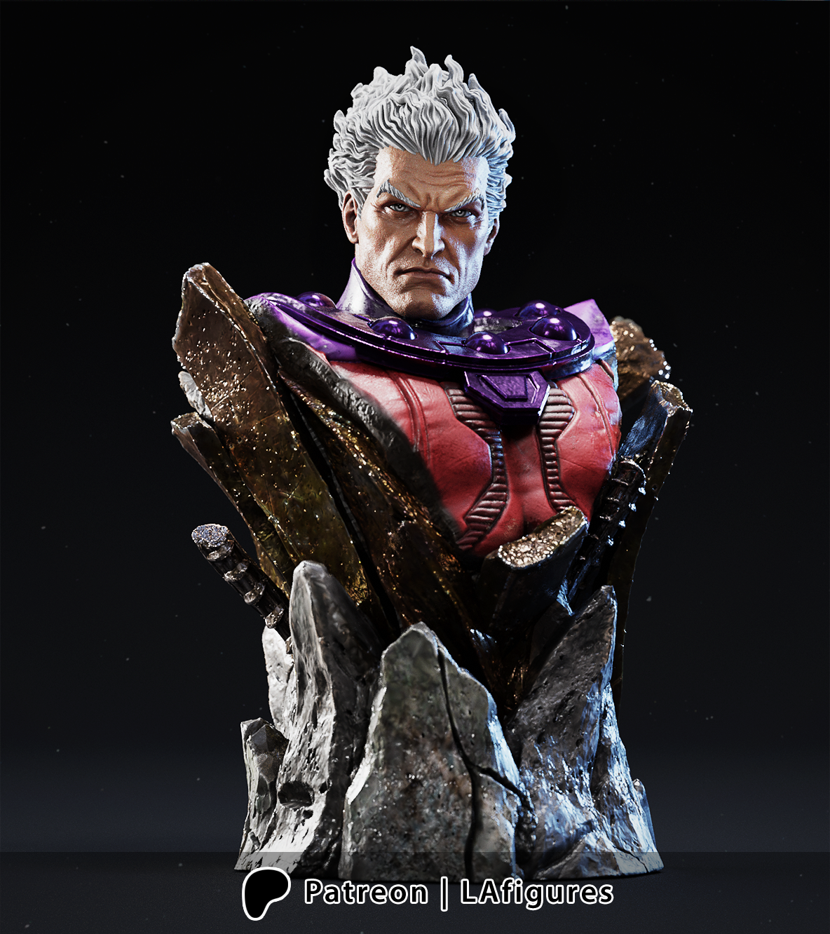 Magneto (X-Men) Statue - Fan Art - Various scales - 3D Print Kit