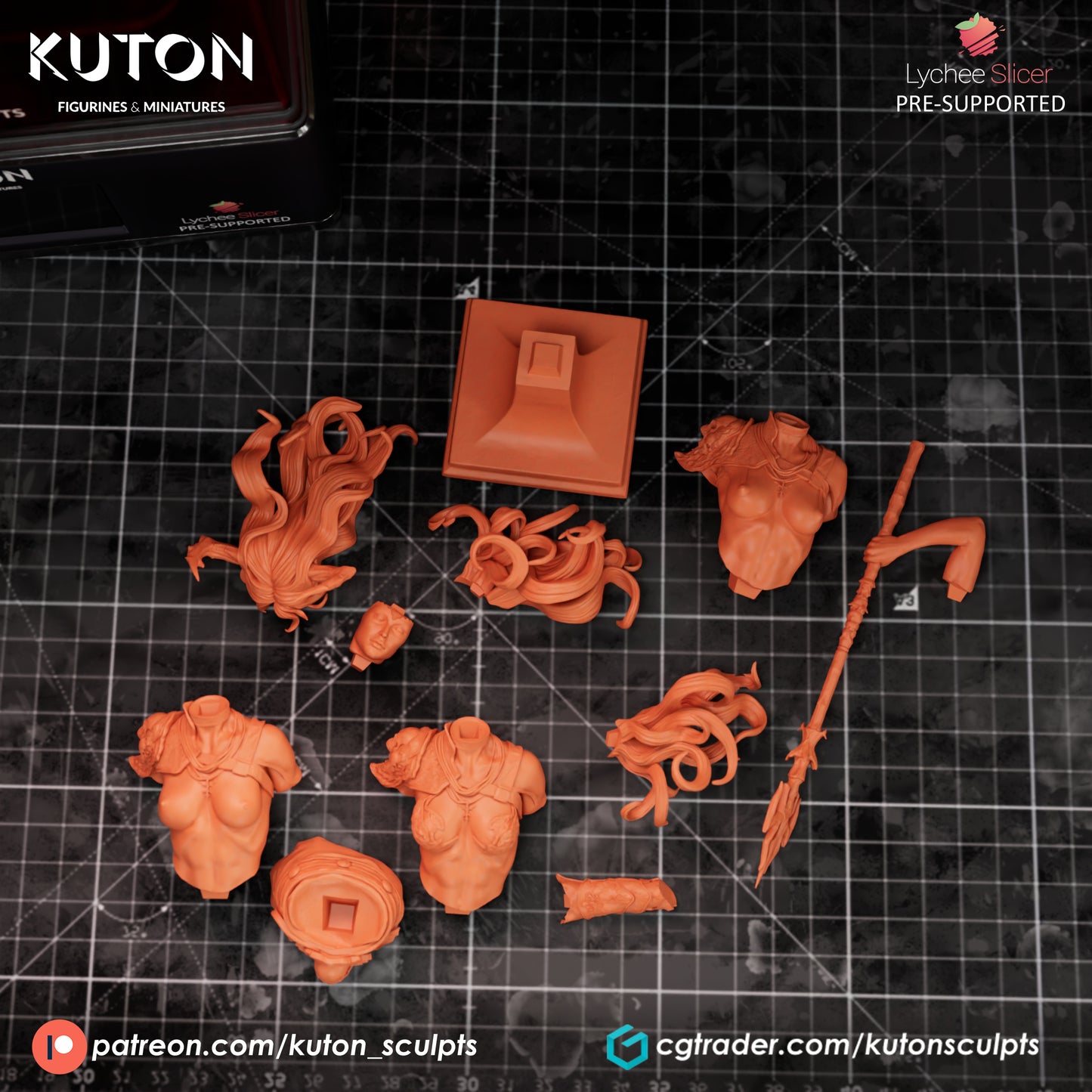 Vexoria - 3D Printed Model Kit - 1:10 Scale