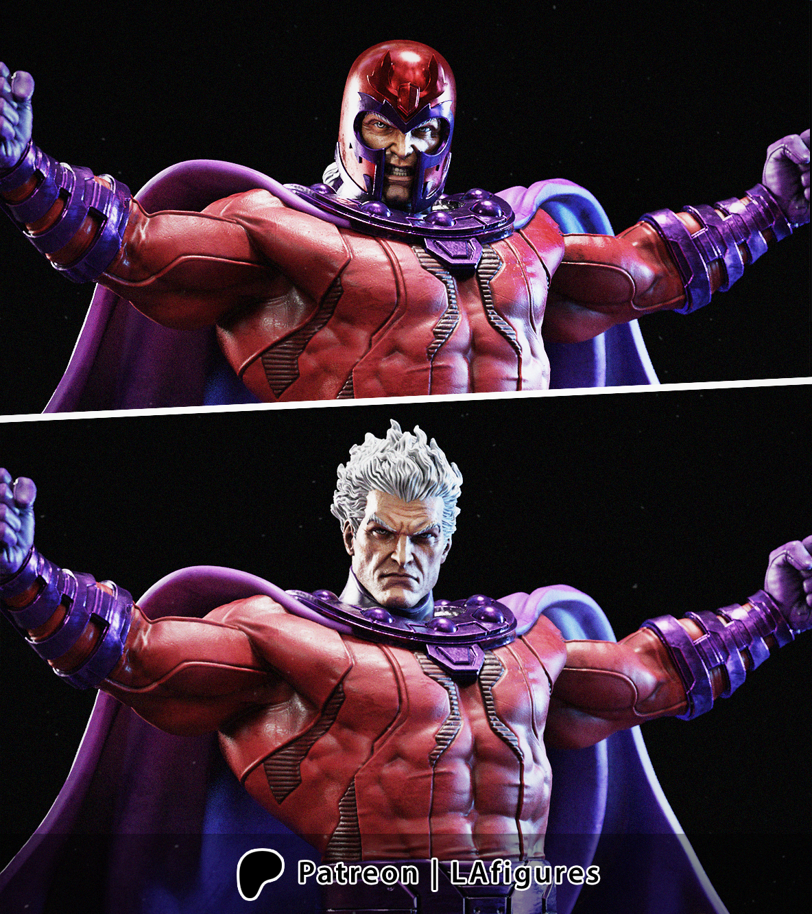 Magneto (X-Men) Statue - Fan Art - Various scales - 3D Print Kit