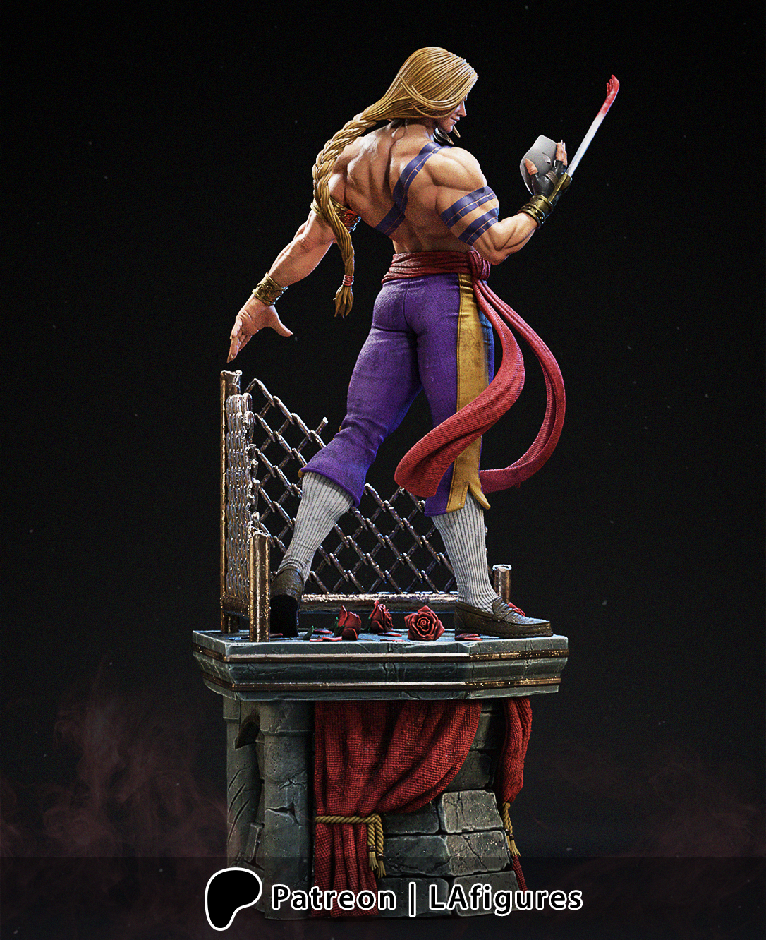 Vega (Street Fighter) Statue - Fan Art 10 scale 3D Print Kit