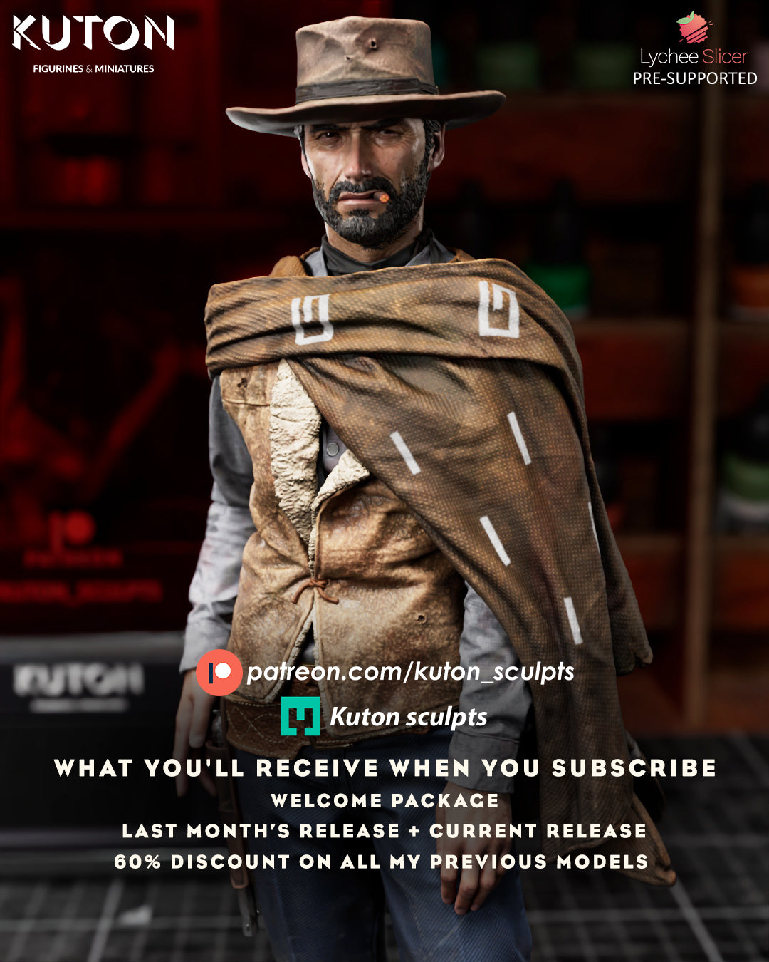 Clint Eastwood - Unpainted, Unassembled, Various Scales