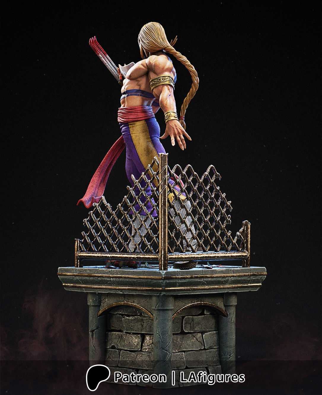 Vega (Street Fighter) Statue - Fan Art 10 scale 3D Print Kit
