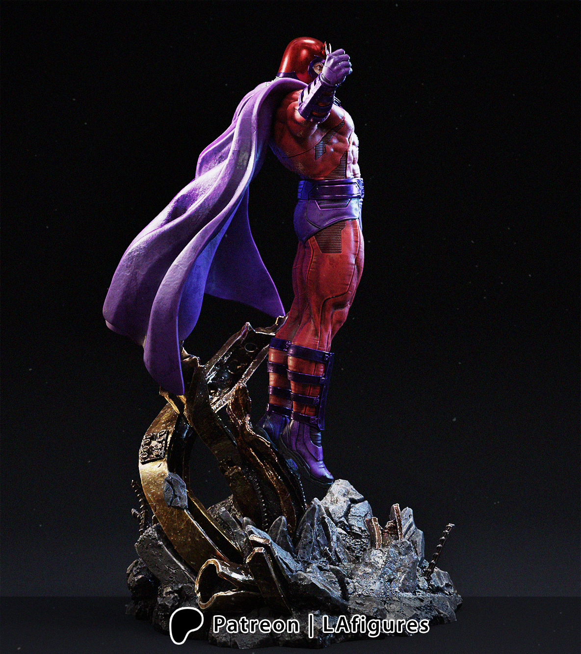 Magneto (X-Men) Statue - Fan Art - Various scales - 3D Print Kit