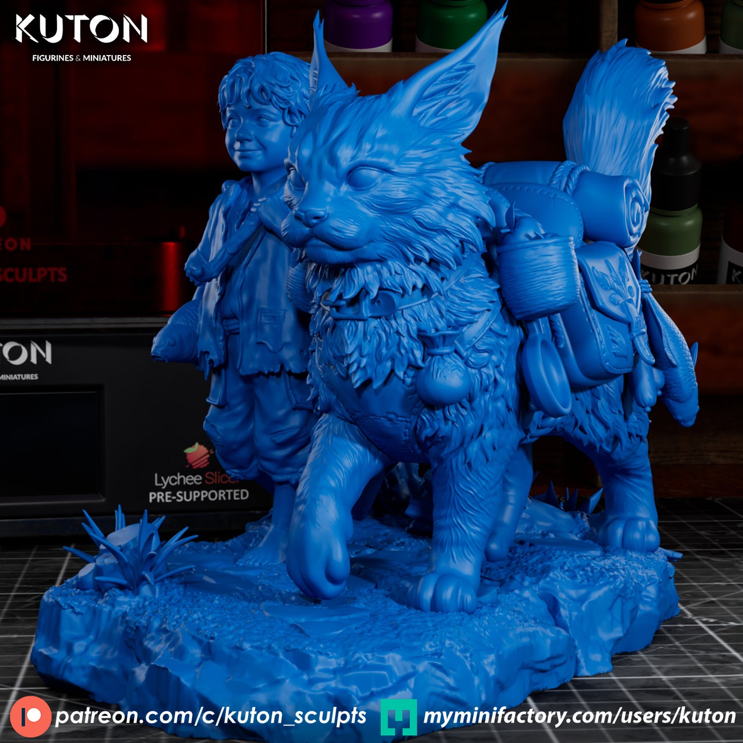 Wayferers 3D Printed Statue - Miniature and 10 Scale available