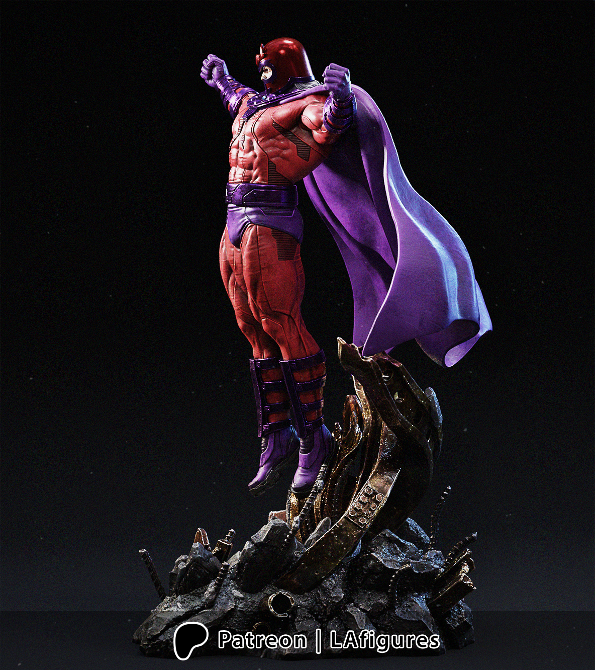 Magneto (X-Men) Statue - Fan Art - Various scales - 3D Print Kit