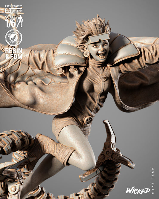 Jubilee (Statue) 3D Printed Sculpt - Scales 6 & 12 - Fan Art