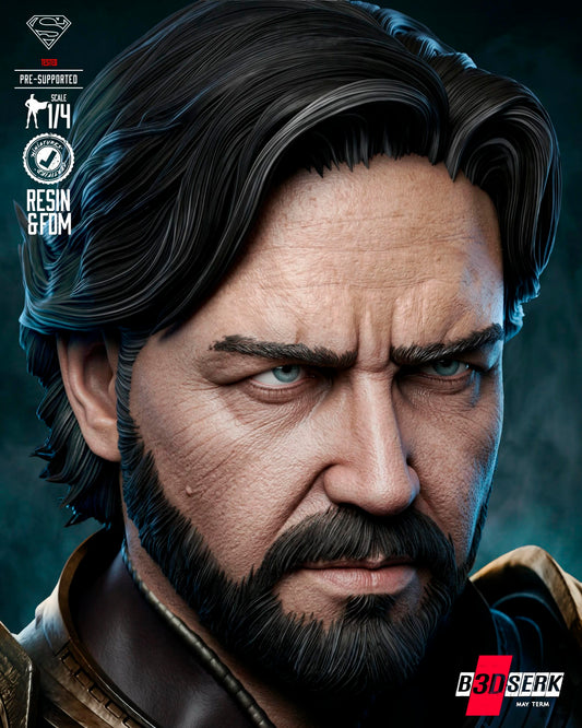 Jor-El (Bust) 3D Model Kit - 4 or 8 scale (Fan Art)