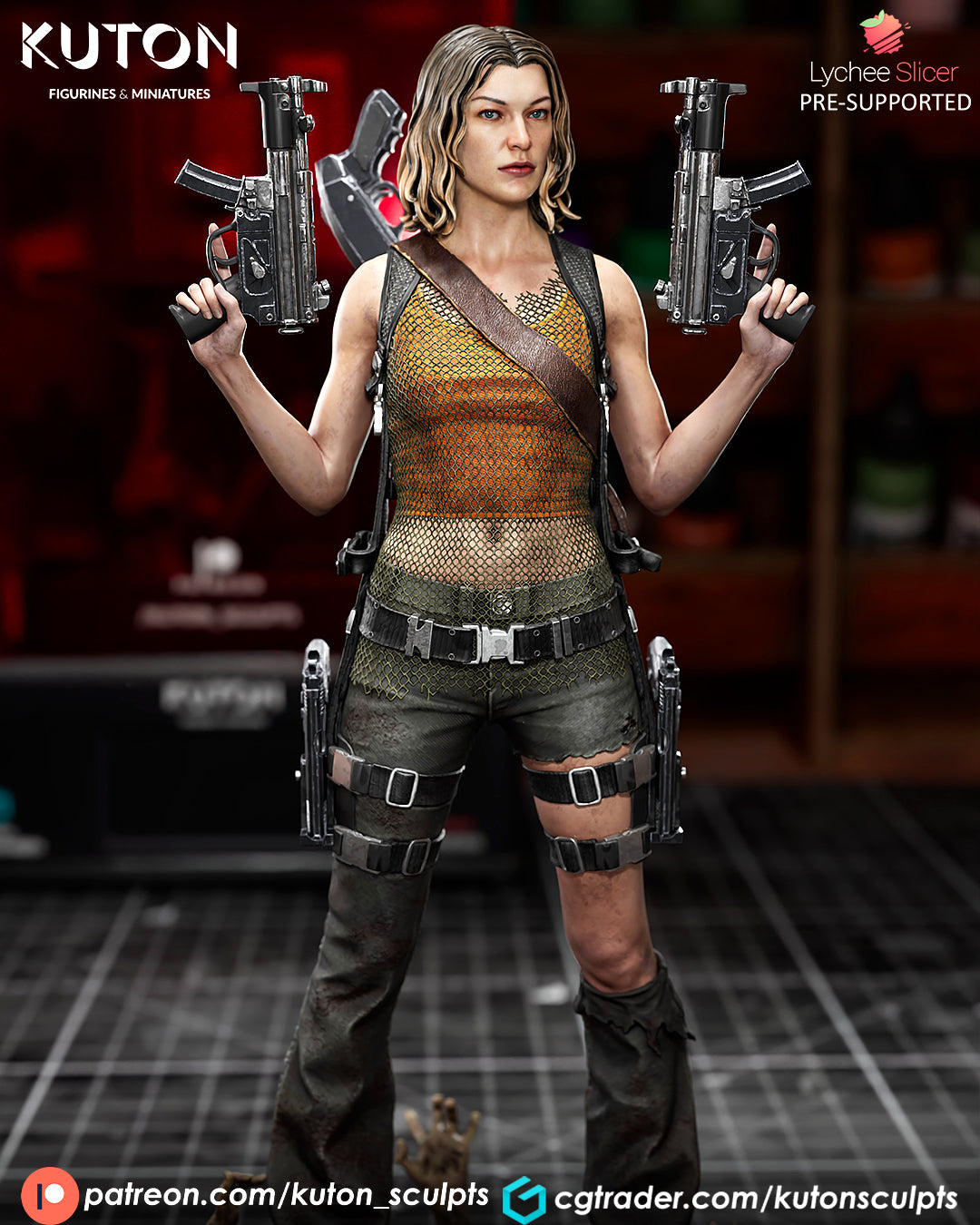 figurine fan art Alice ( Resident Evil ) – la caverne du troll figurine fan art Alice ( Resident Evil ) – la caverne du troll