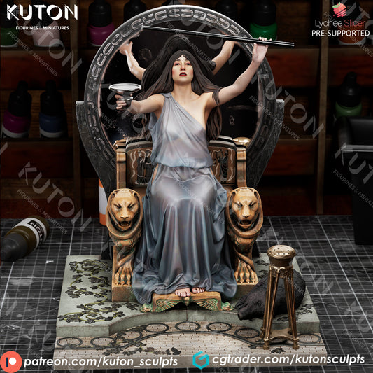 Circe Offering the Cup to Ulysses 3D Printed model