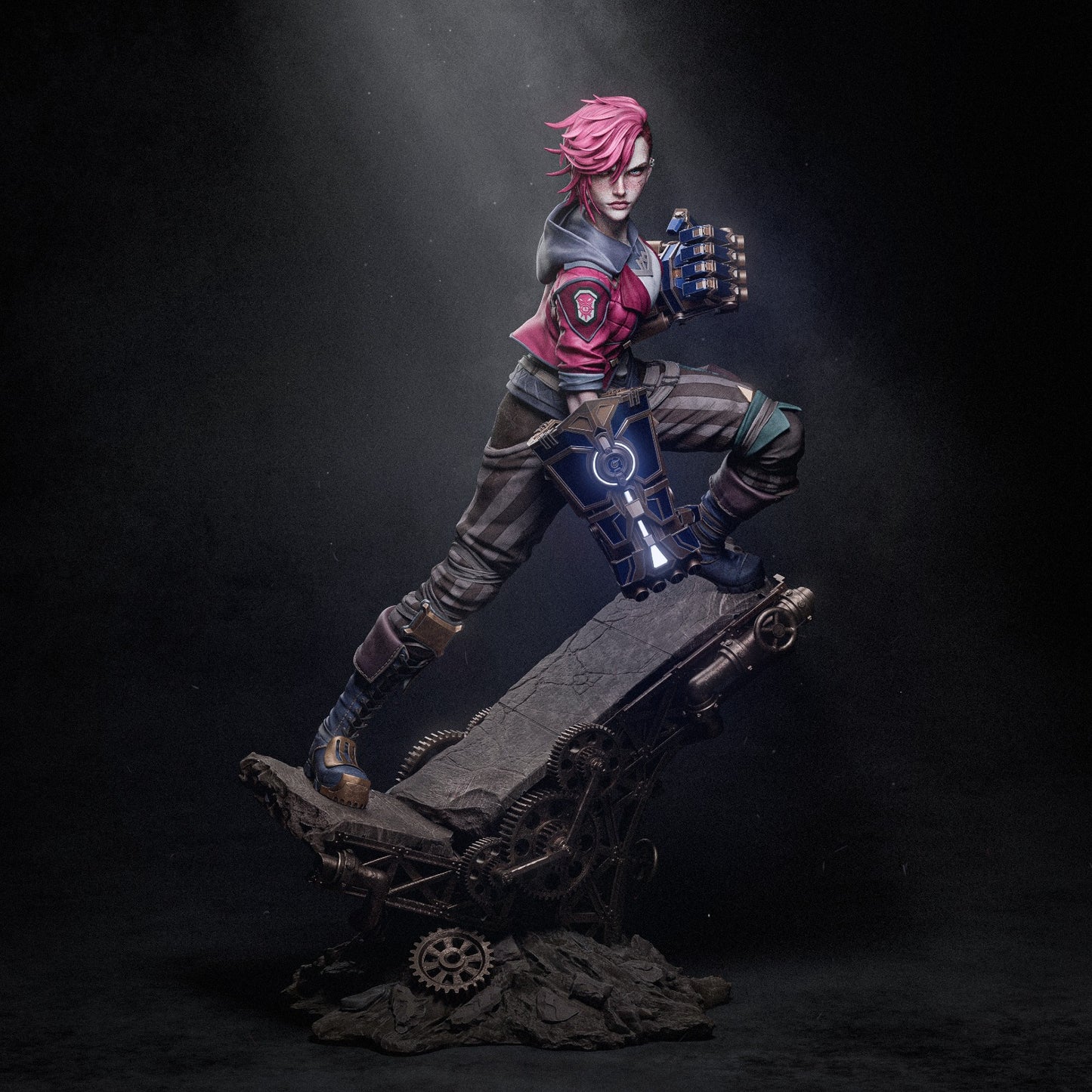Arcane - Vi 3D Printed Statue Model Kit - Unpainted and Unassembled V1