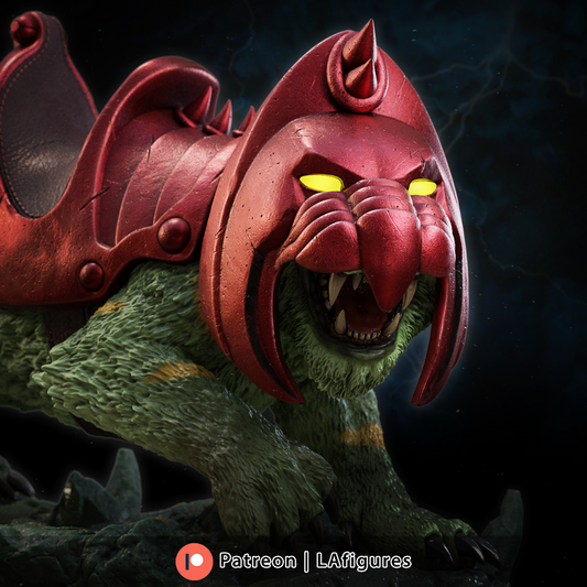 Battle Cat (He-Man) Statue - Fan Art - 10 or 12 scale - 3D Print