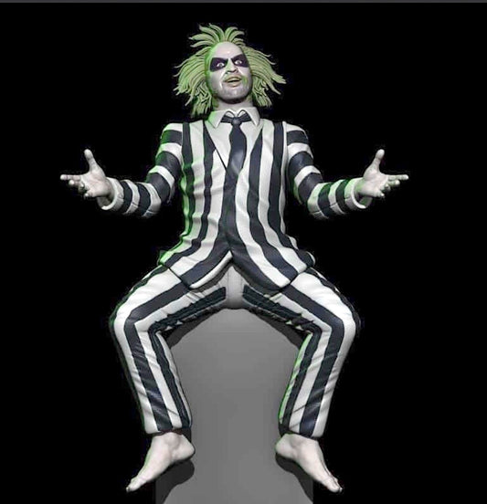 Beetlejuice 3D Printed Statue