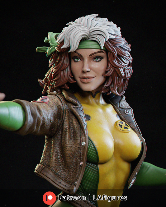 Rogue (X-Men) Statue - Fan Art 10 or 12 scale 213mm - 3D Print