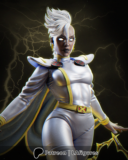 Storm (X-Men) Statue - Fan Art - Various Scales - 3D Print Kit