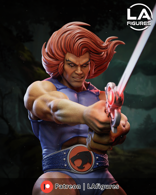 Lion-O (Thundercats) Statue - 215mm - 3D Print Fan Art