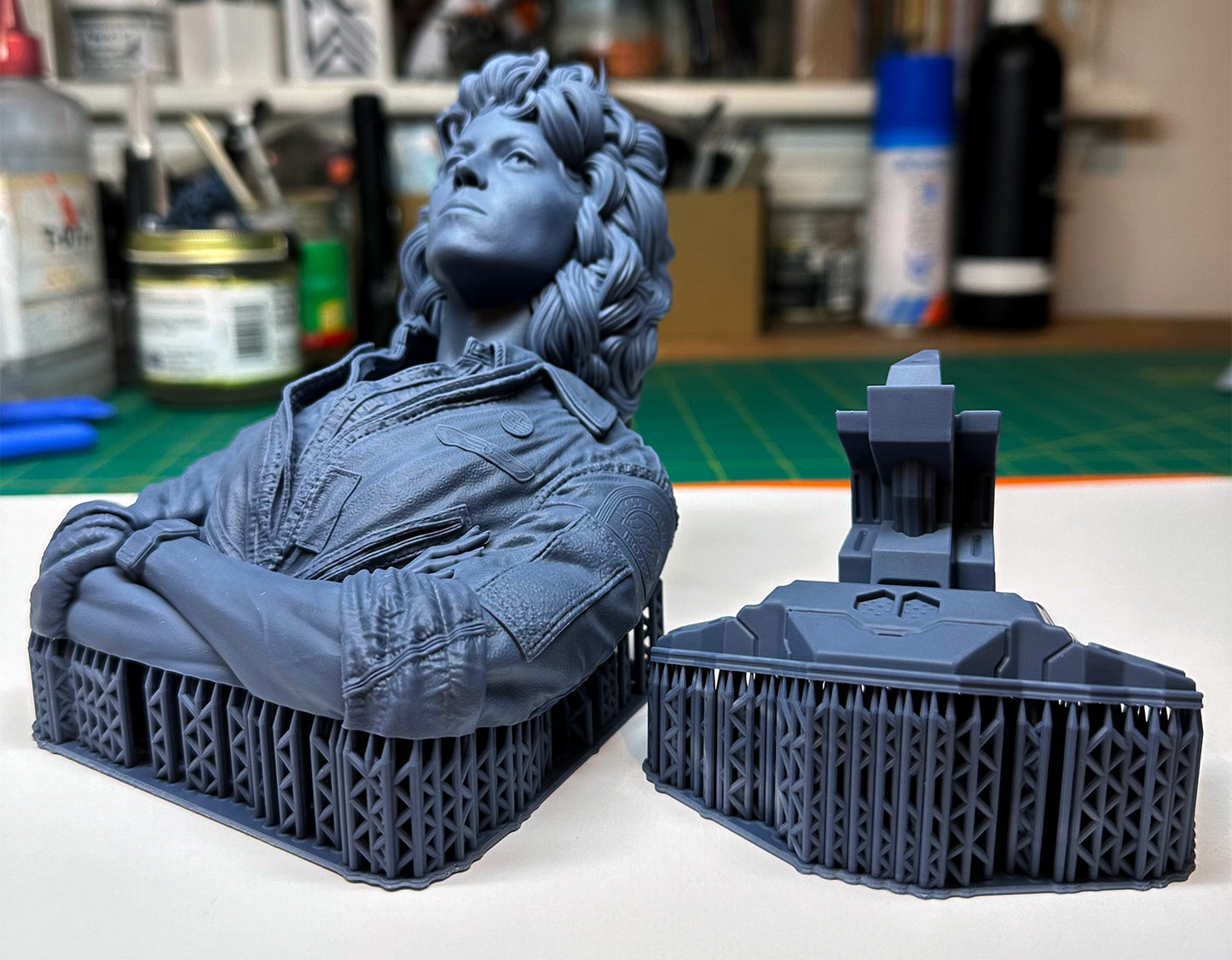 Ellen Ripley (Alien) Bust - 118mm to 236mm 3D Print (Fan Art)