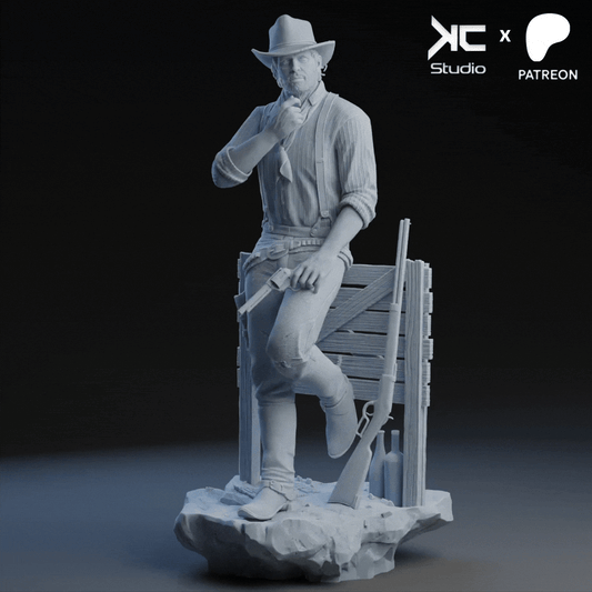 Arthur Morgan (Red Dead Redemption) - 3D Print Model Kit - Fan Art