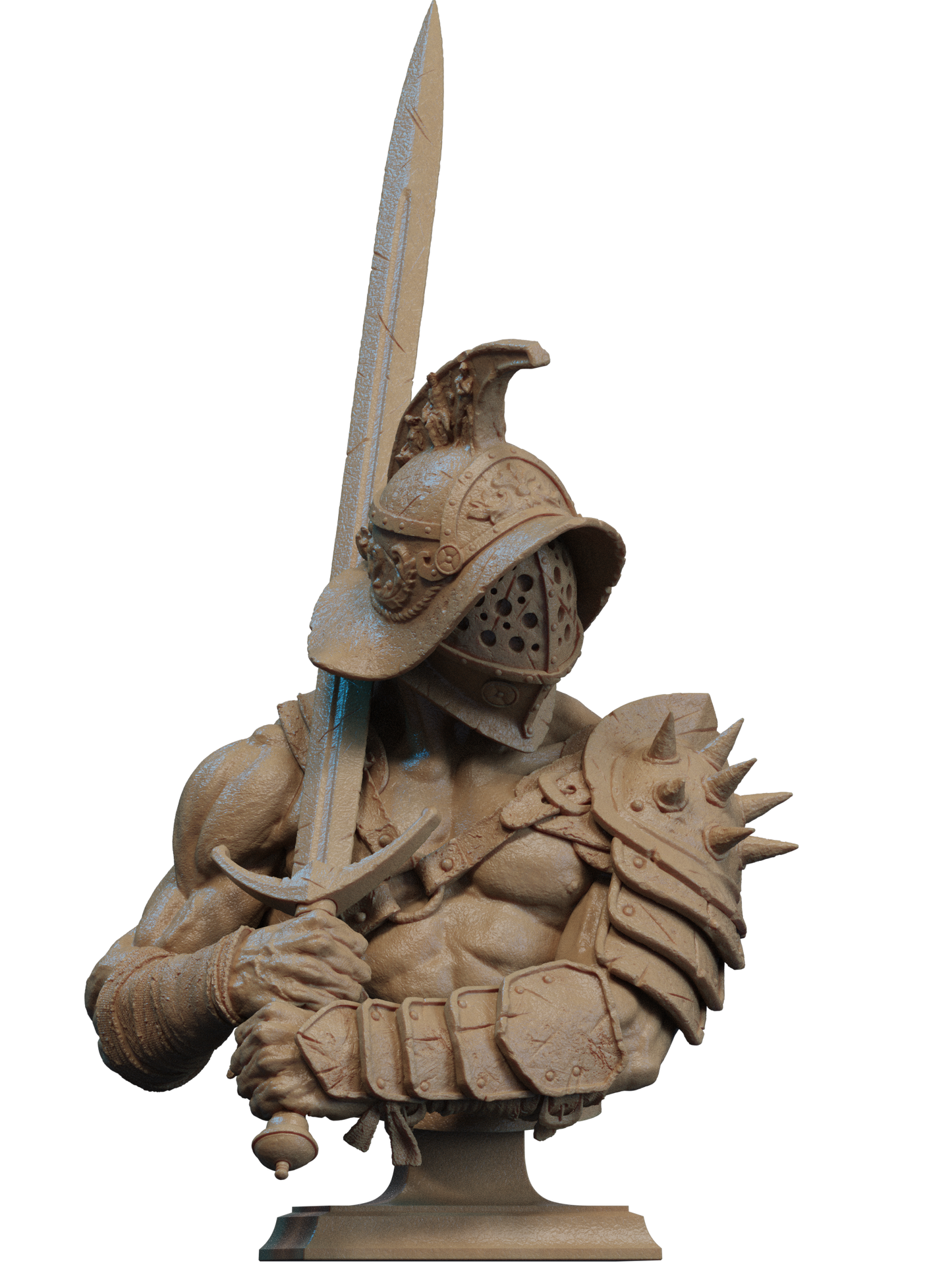 Gladiator - 3D Printed Model Kit Statue