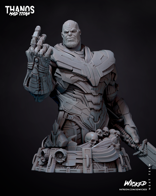 Thanos Bust (Fan Art) - 3D Print kit