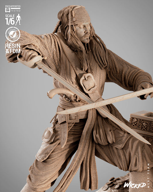 Pirates of the Caribbean (Diorama) - 3d Printed Model Kit