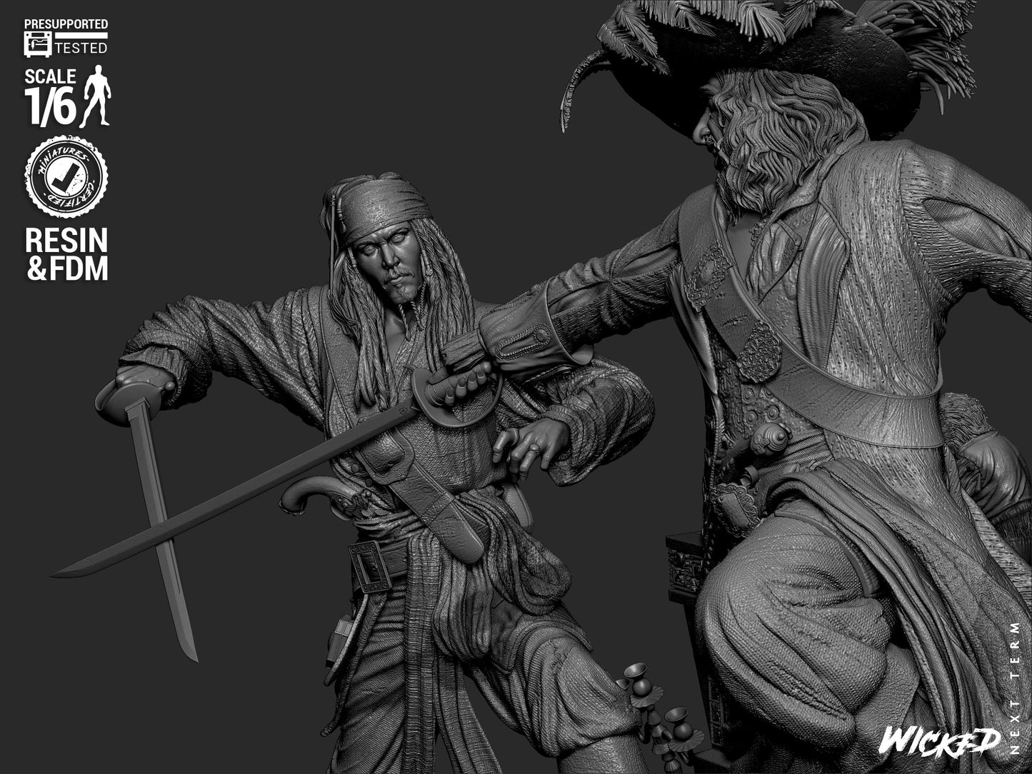 Pirates of the Caribbean (Diorama) - 3d Printed Model Kit