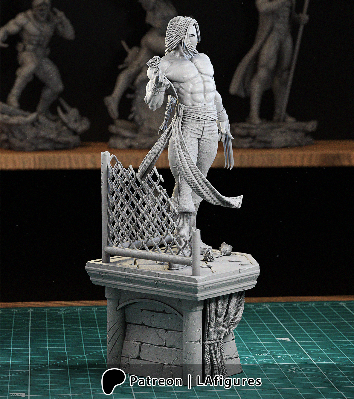 Vega (Street Fighter) Statue - Fan Art 10 scale 3D Print Kit