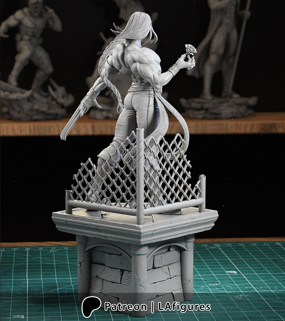 Vega (Street Fighter) Statue - Fan Art 10 scale 3D Print Kit