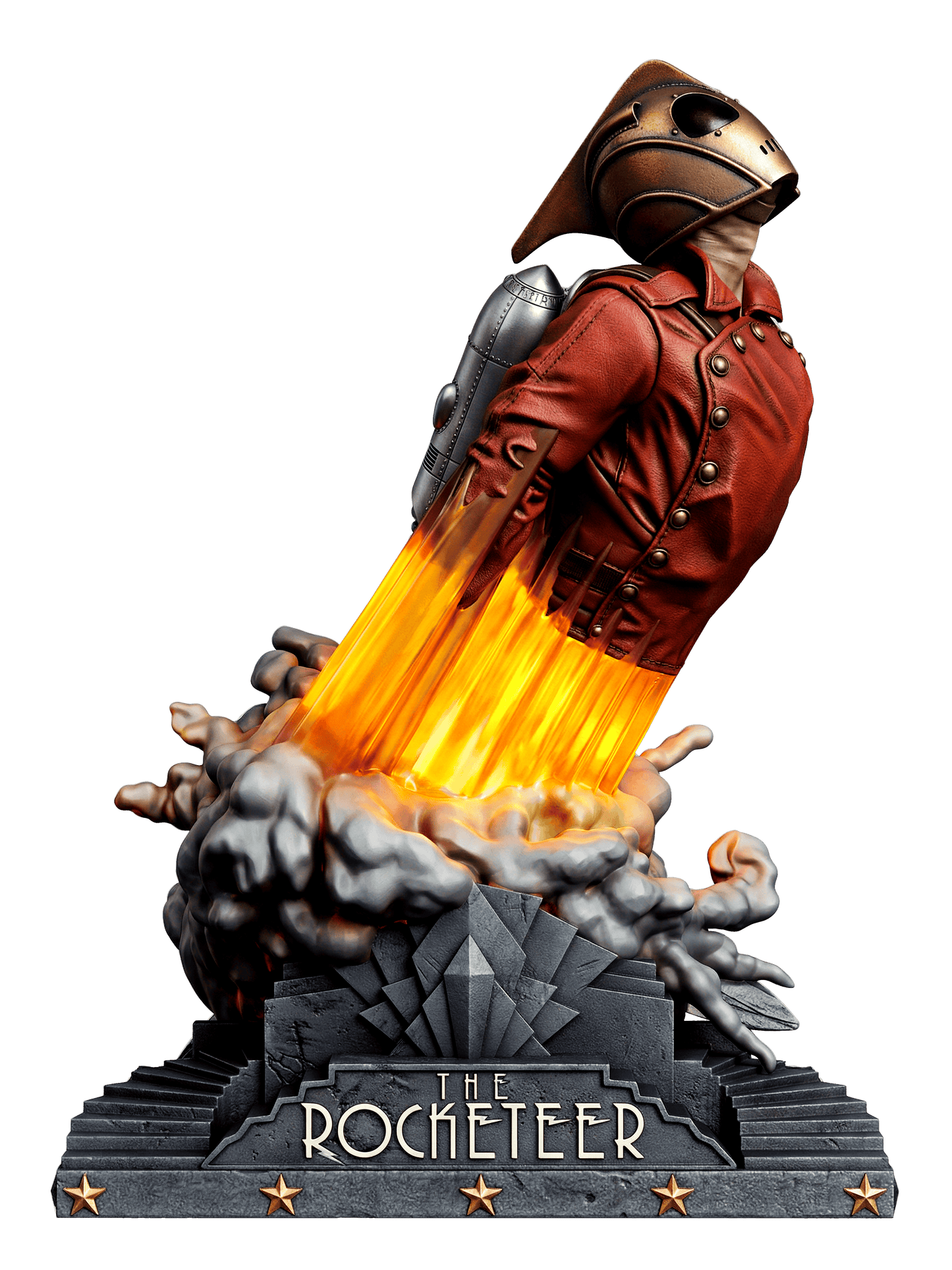 The Rocketeer - Portrait Bust - 4 or 8 scale - 3D Model Kit - Fan Art