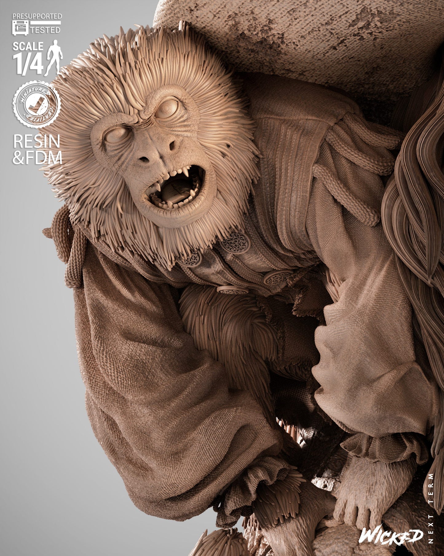 Hector Barbossa (Pirates of Caribbean) - Bust - 3d Printed Model Kit