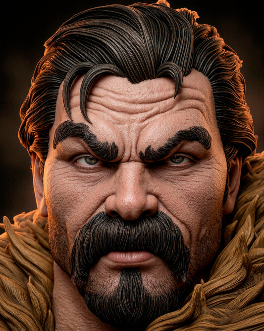Kraven (Kraven's Last Hunt) Sculpt -3d Printed Model Kit - Fan Art